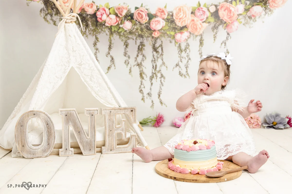 Cake smash photography Hartlepool first birthday
