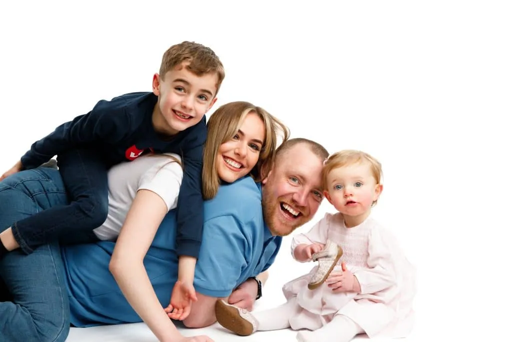 Family photography session in Hartlepool