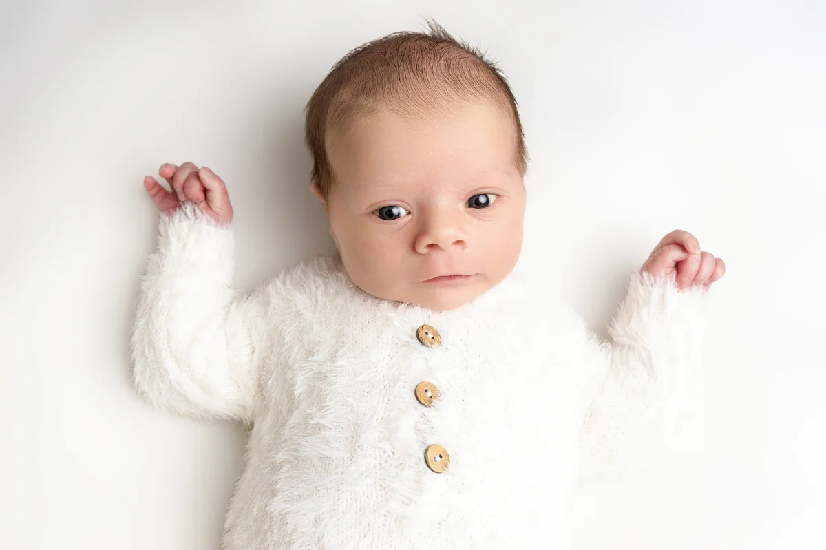 Newborn baby photo session Hartlepool studio