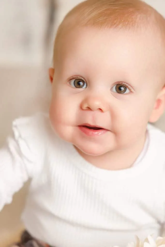 Sitter photography session - babies 6-12 months in Hartlepool