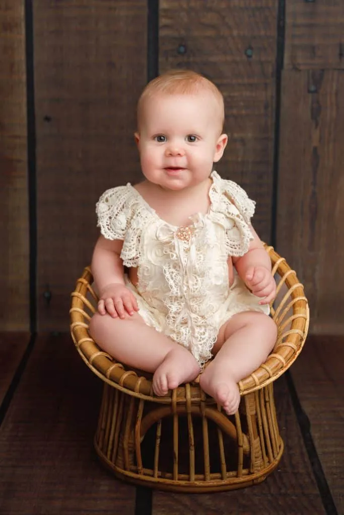 Sitter photography session - babies 6-12 months in Hartlepool
