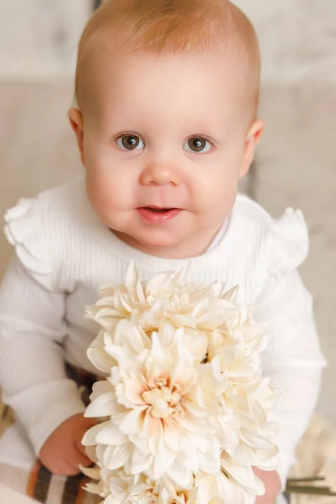 Sitter photography session - babies 6-12 months in Hartlepool