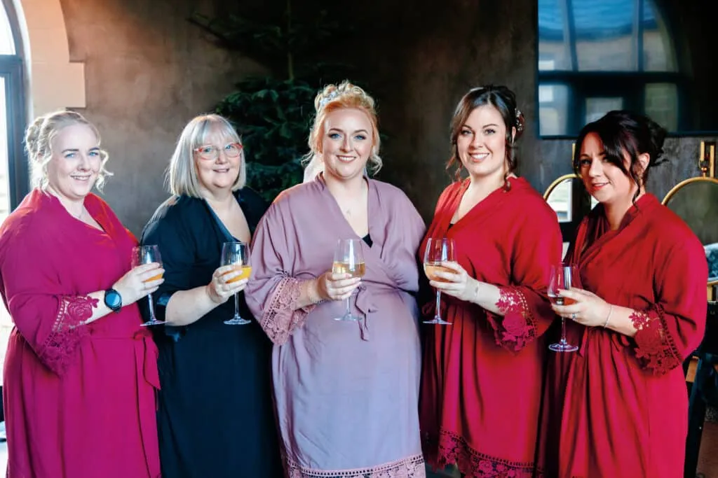 Runa Farm wedding photography - bride and groom at rustic barn venue in County Durham