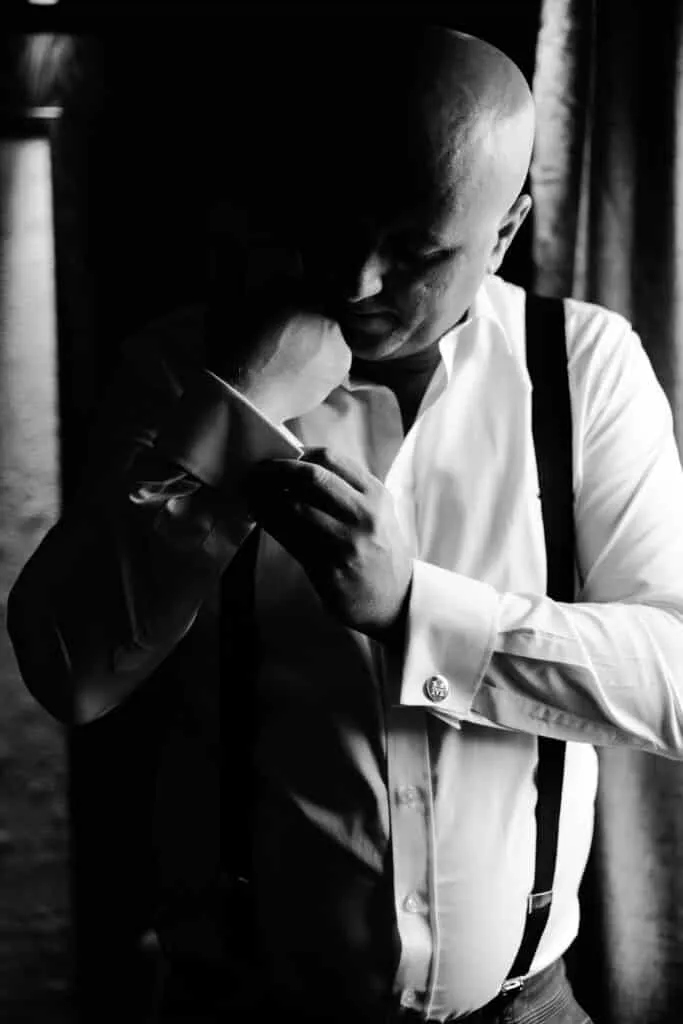 Runa Farm wedding photography - bride and groom at rustic barn venue in County Durham