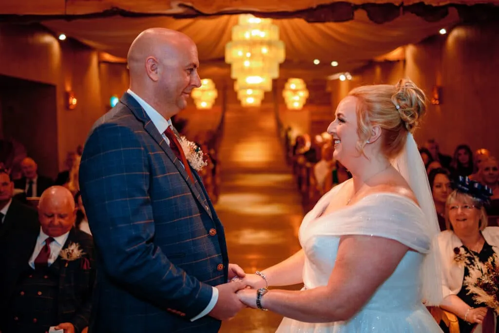 Runa Farm wedding photography - bride and groom at rustic barn venue in County Durham