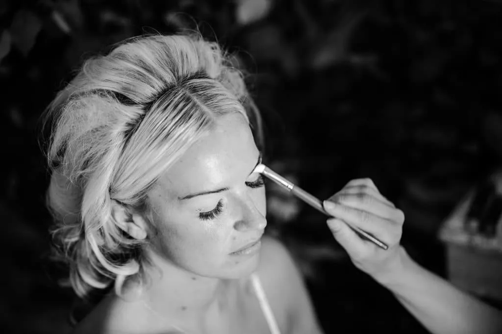 Sneaton Castle wedding - bride and groom at historic castle venue on Yorkshire coast