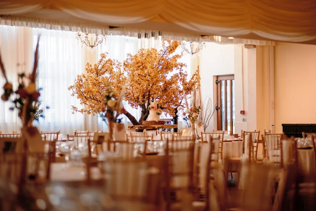 Sneaton Castle wedding - bride and groom at historic castle venue on Yorkshire coast