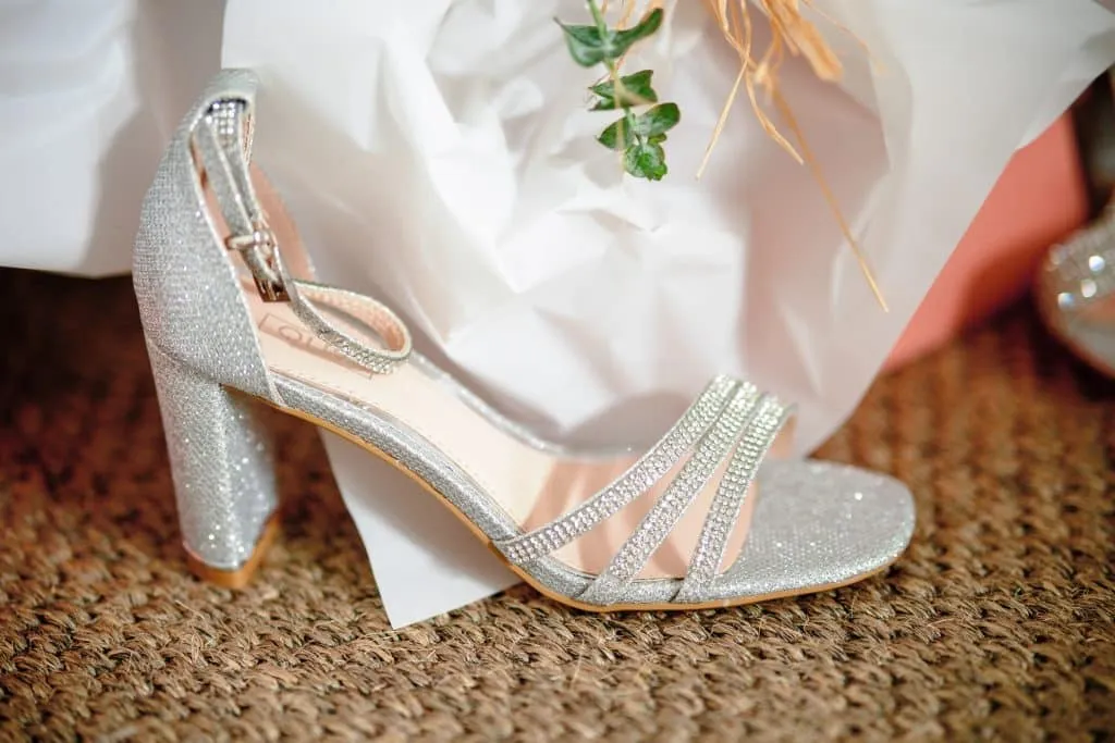 Sneaton Castle wedding - bride and groom at historic castle venue on Yorkshire coast