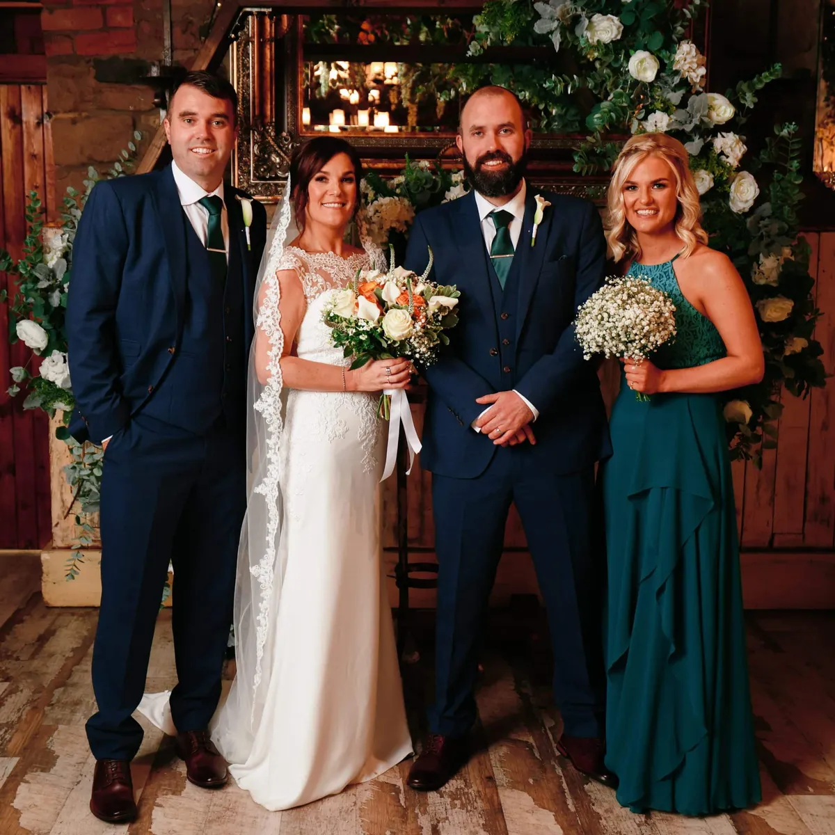 South Causey Inn wedding - rustic countryside wedding venue in County Durham